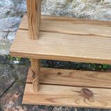 Vintage pine wall shelf