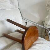 Half-moon tripod stool