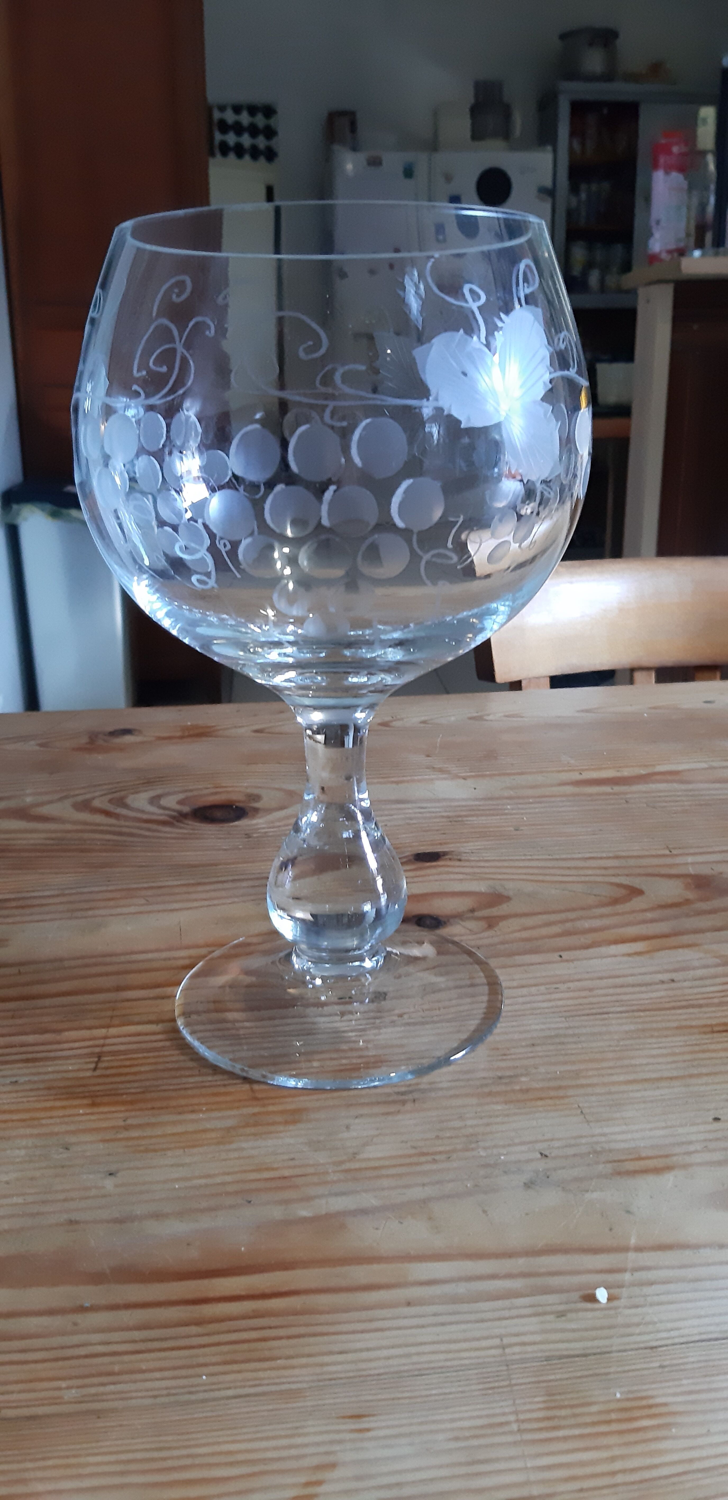 Grand verre à vin en cristal