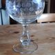 Large crystal wine glass