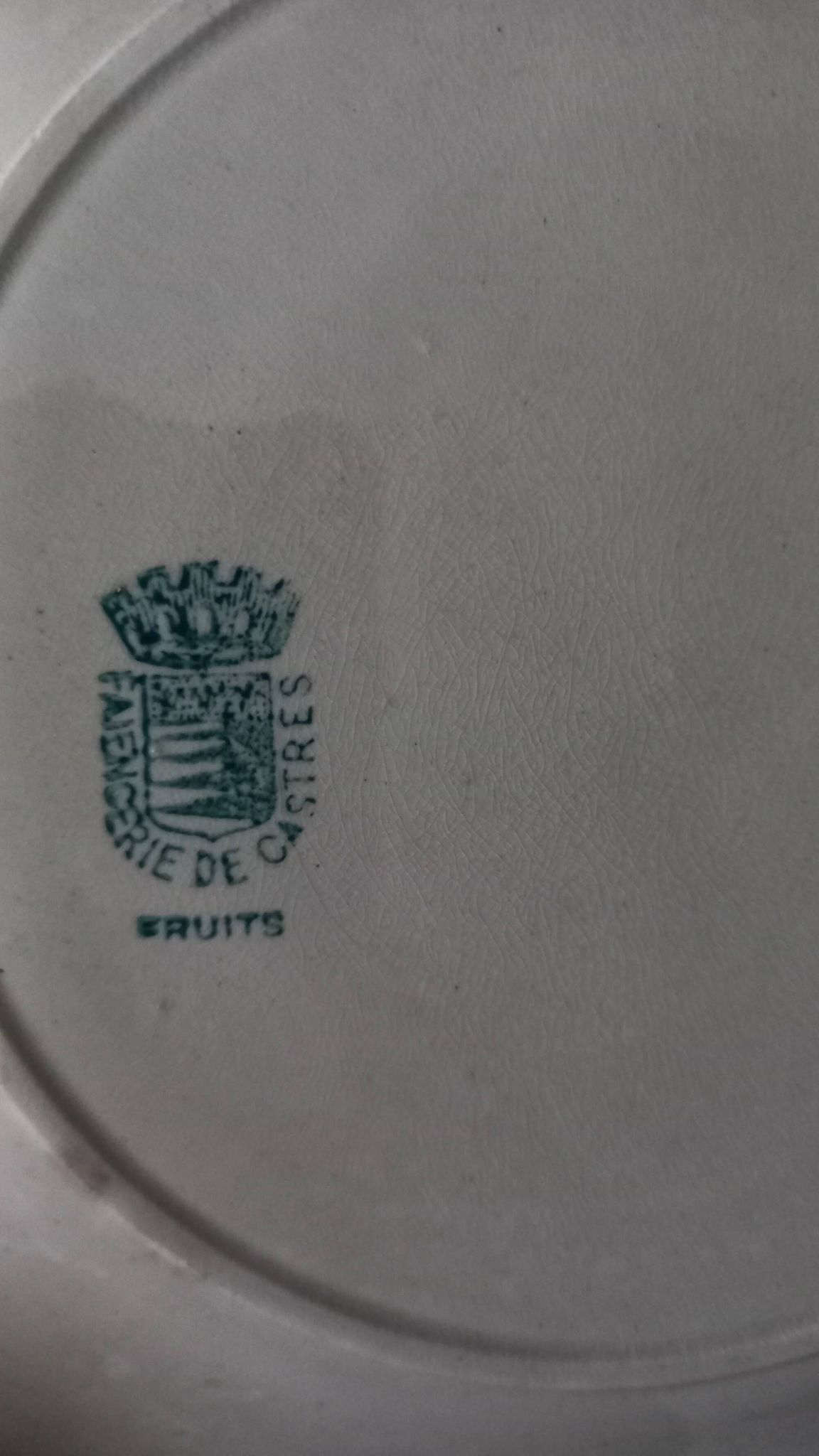 4 dessert plates in earthenware from Castres