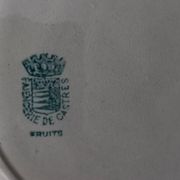 4 dessert plates in earthenware from Castres