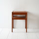 Table de chevet vintage suédoise en teck par Egström & Mírstrand