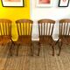 Série de chaises scandinave 45 cm