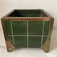 Pot cover in sheet metal and brass Art Nouveau Vienna Secession.
