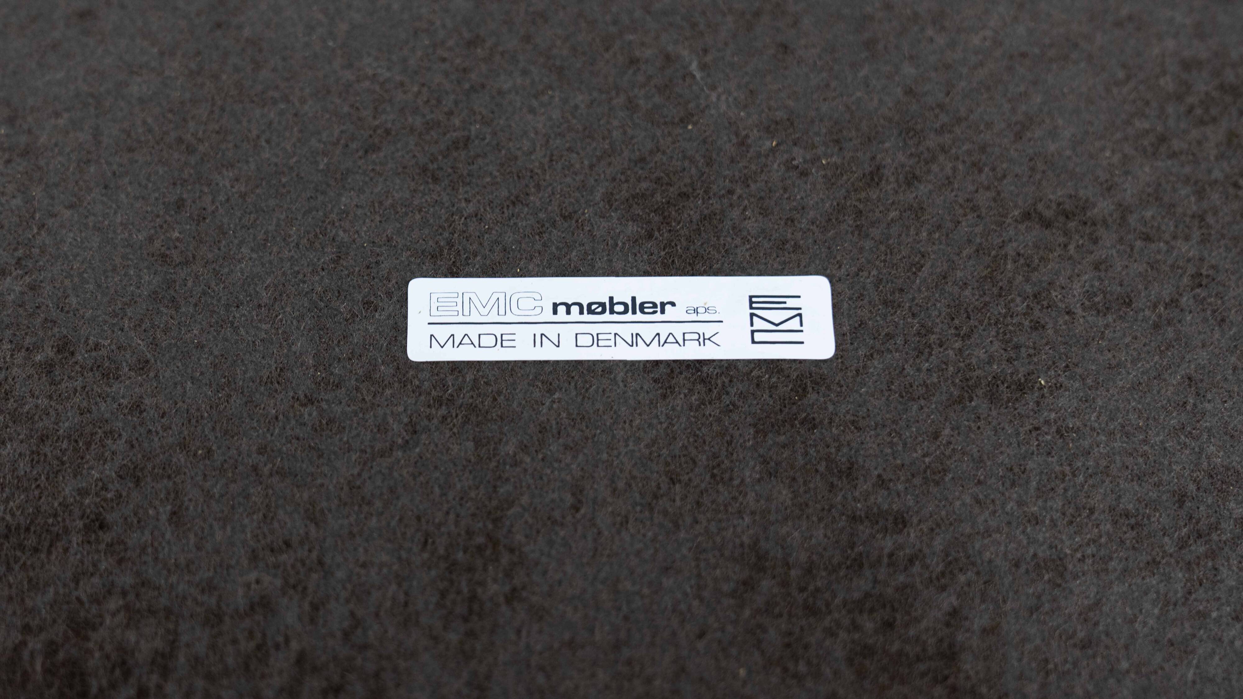 Chaises de Salle à Manger Mid-Century en Teck par EMC, Danemark, années 60, Set de 4