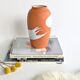 Scheurich Vase | Model 244-22 | West Germany Pottery 1980s