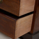 Hairdresser inlaid mahogany