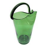 blown glass pitcher, Italian work, 1960s