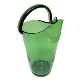 pichet verre soufflé travail italien années 60