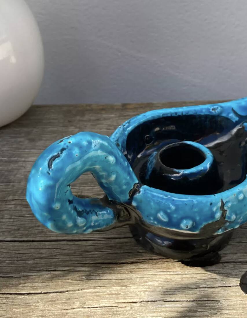 Vintage ceramic candle holder 1960/1970