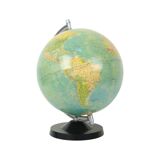 Grand globe terrestre vintage, globe politique, Räth 33 cm