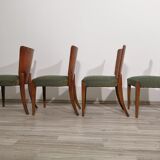 Art Deco Style Dining Chairs by Jindrich Halabala