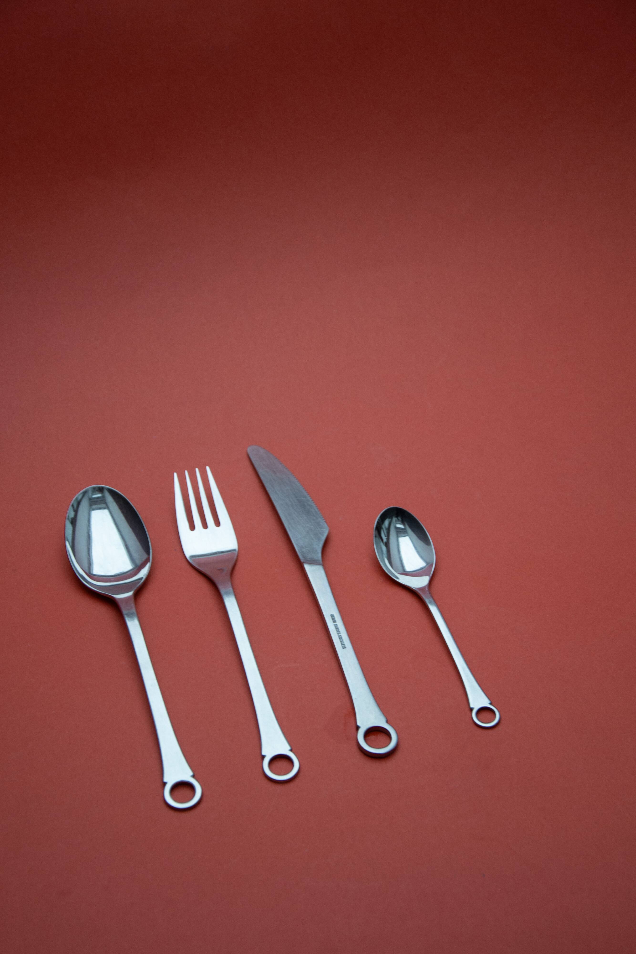 Cutlery service Pantry by Henning Seidelin for Gense, 1968, 32 pieces