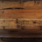 Wooden case with letters in black inck