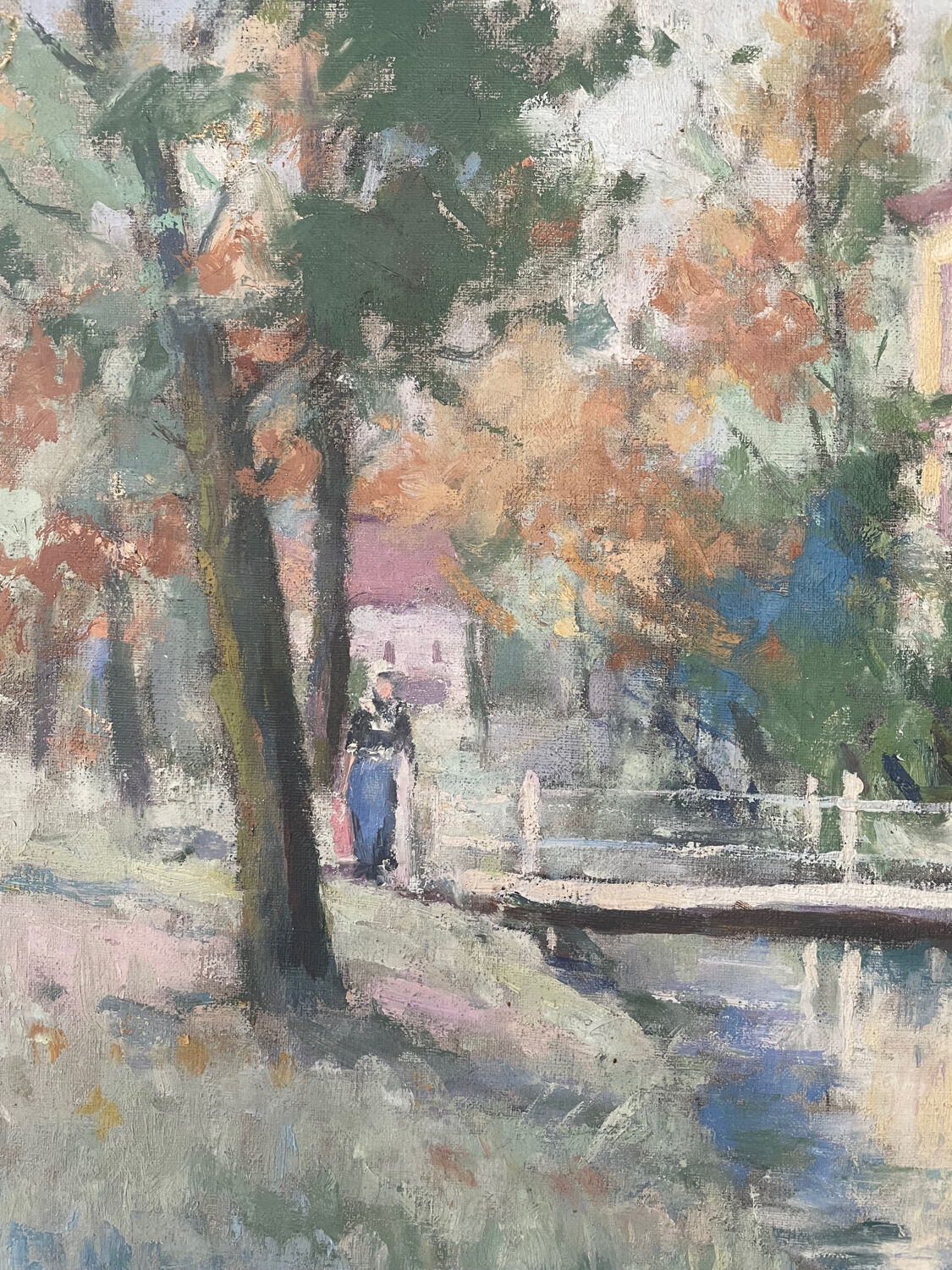 Huile sur toile début XXeme