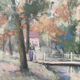 Huile sur toile début XXeme
