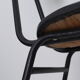 Black skai chair