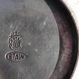 20th century pewter teapot