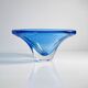 Large crystal glass fruit bowl by Focke & Meltzer Amsterdam
