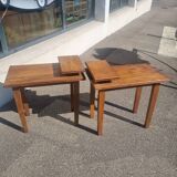 Paire de petite table tablette vintage