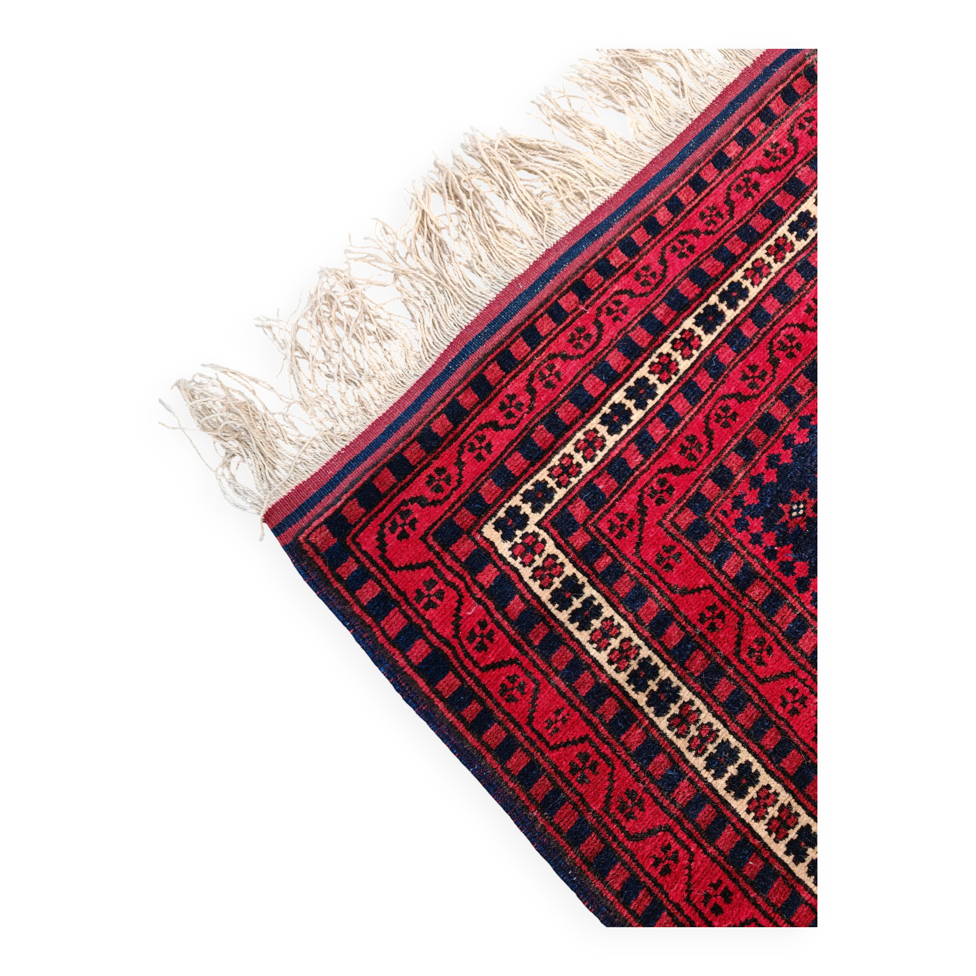 Yagcibedir carpet, vintage, handwoven, naturally dyed wool from the 1940s.