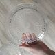 Old glass cheese bell