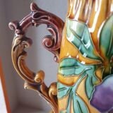 Set vase and planter longchamp iron earth