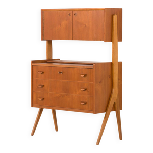 Secrétaire en teck danois - 1960 coiffeuse