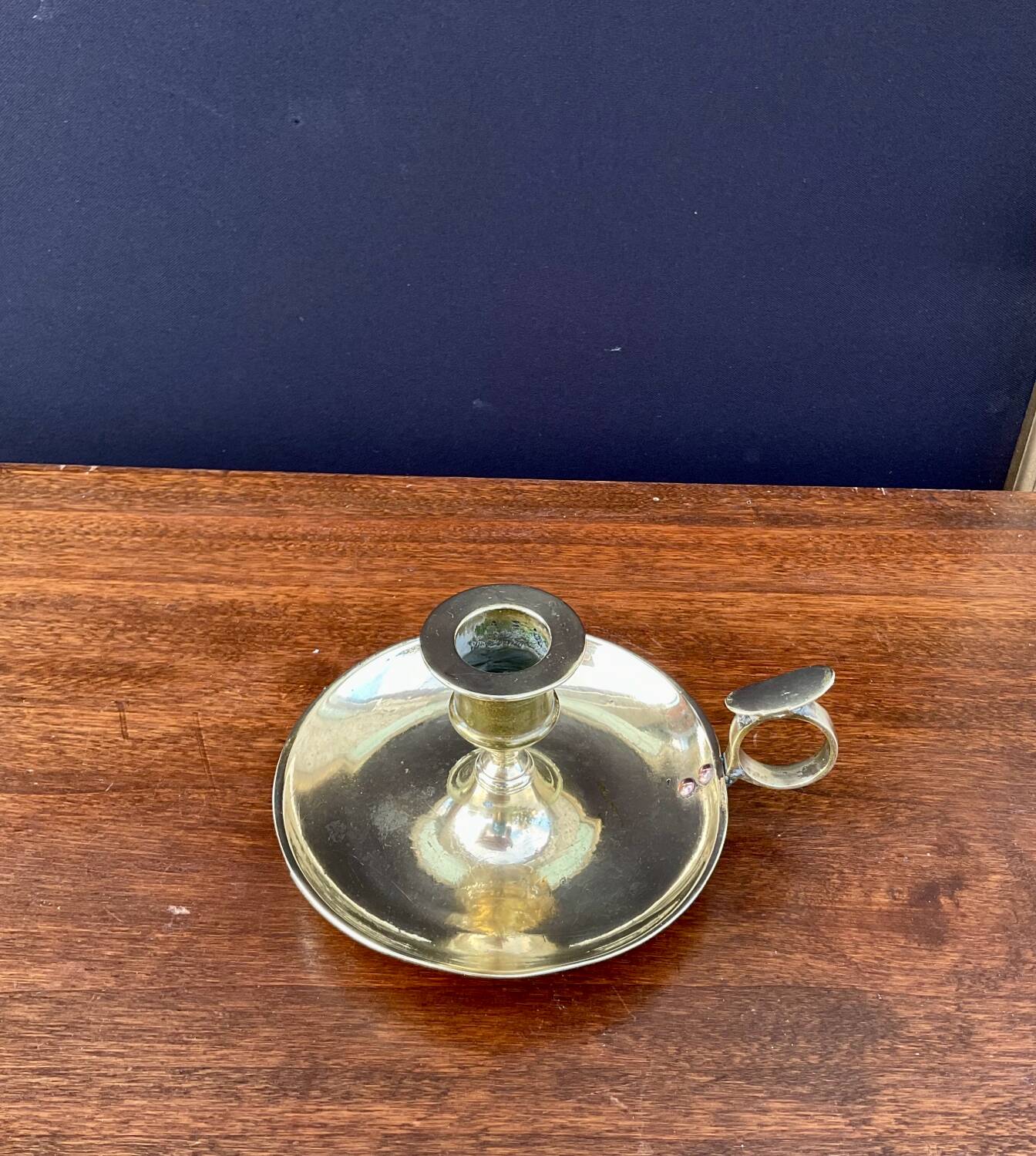 Vintage cellar rat candle holder