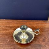 Vintage cellar rat candle holder