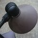 Articulated desk lamp in brown metal, vintage 70s-80s
