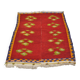 Vintage Handmade Angora Wool Rug sku 1670