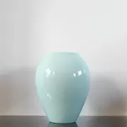 Vintage glazed ceramic vase