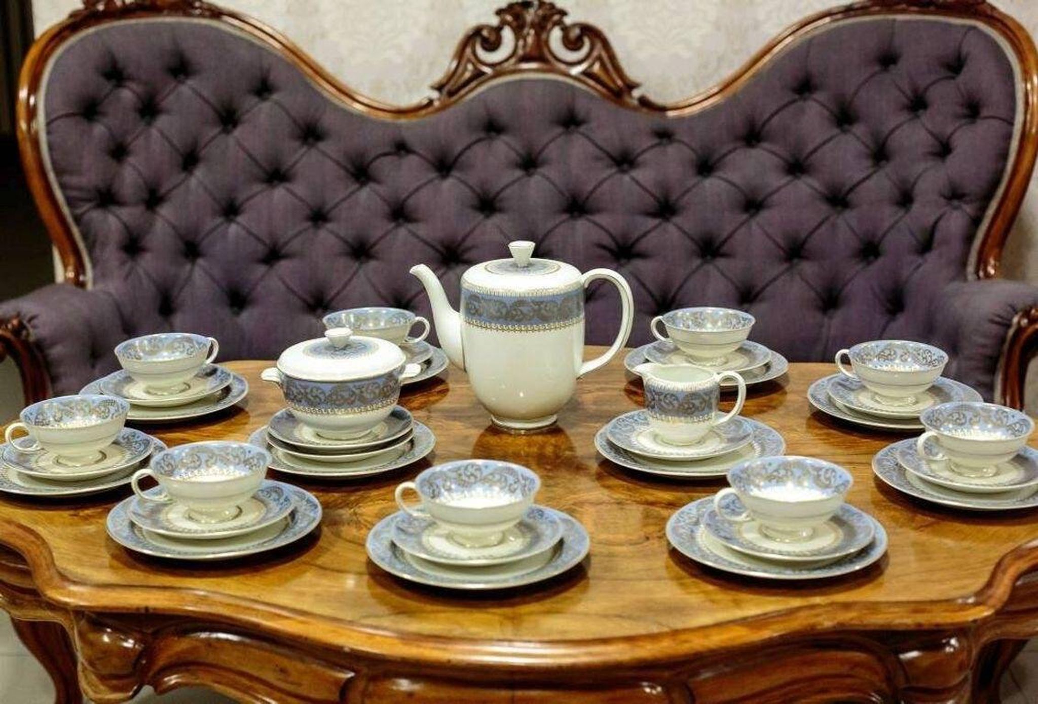 Vintage Porcelain Tea Service, 1950s