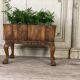 Planter in walnut, england circa 1880