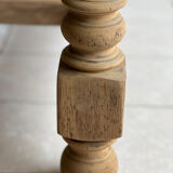 Farm table and its 2 solid oak benches.