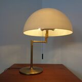 Adjustable Brass and Plastic Desk Lamp from Staff, 1960s