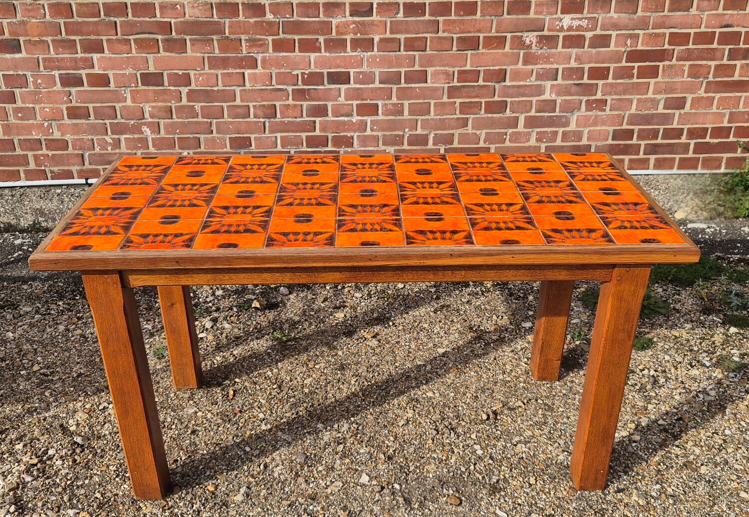 Oak table circa 1960