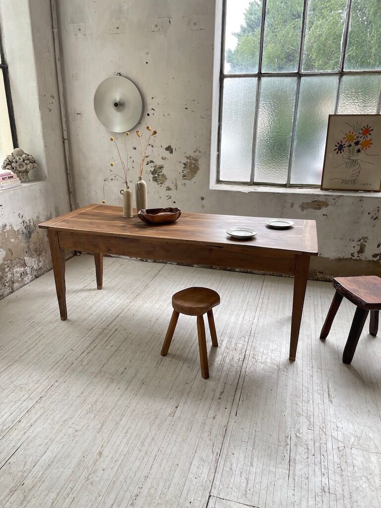 Walnut farm table 190cm