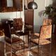 Table Florence Knoll pour Roche Bobois en verre fumé et chrome, années 70