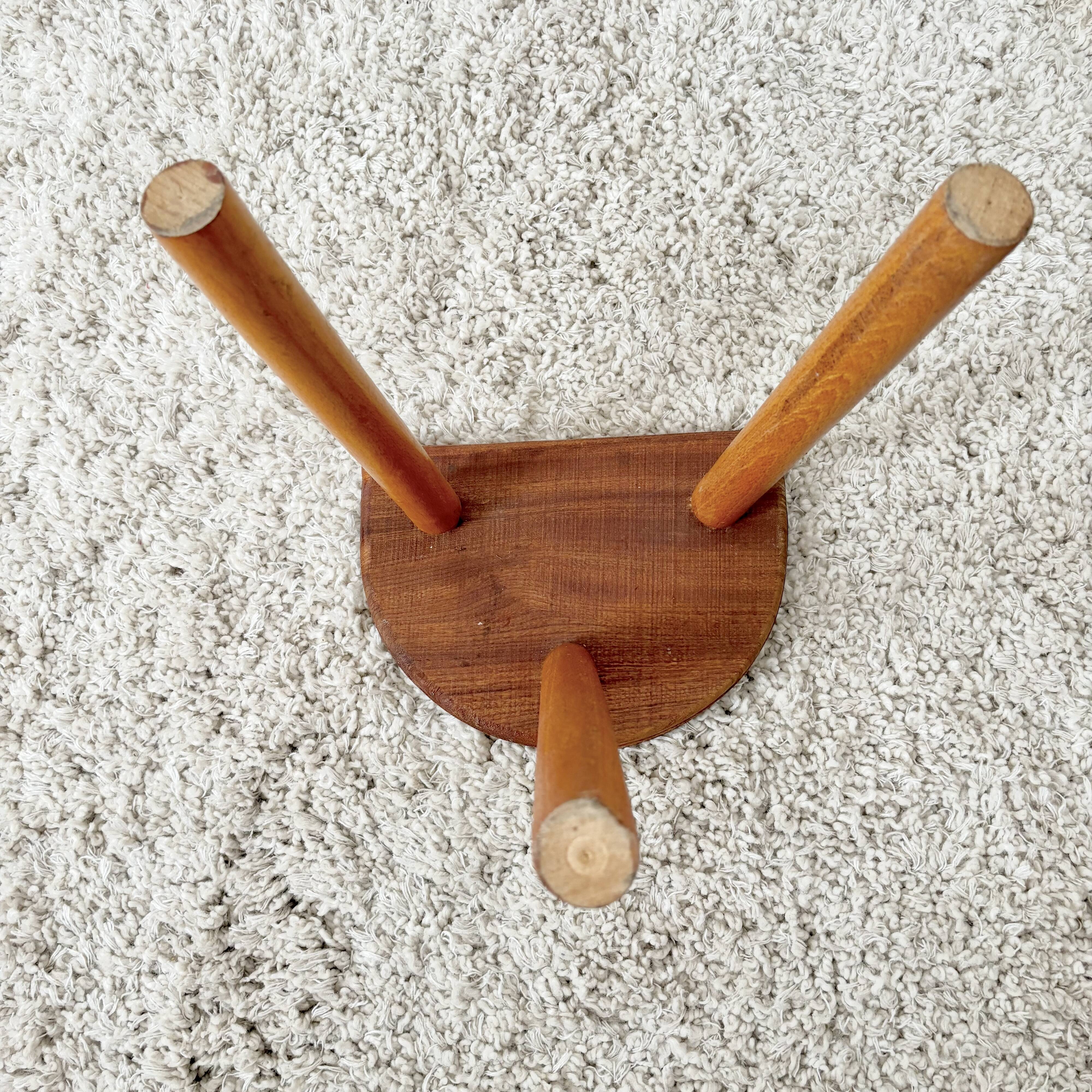 Brutalist tripod stool