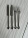 set of 2 metal cutlery for 2 people
