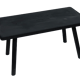 Black coffee table in paulownia wood
