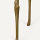 Maison Baguès coffee table in gilded bronze and aged mirror – 1950s
