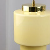 Vintage Mid-century Glass Pendant Lamp