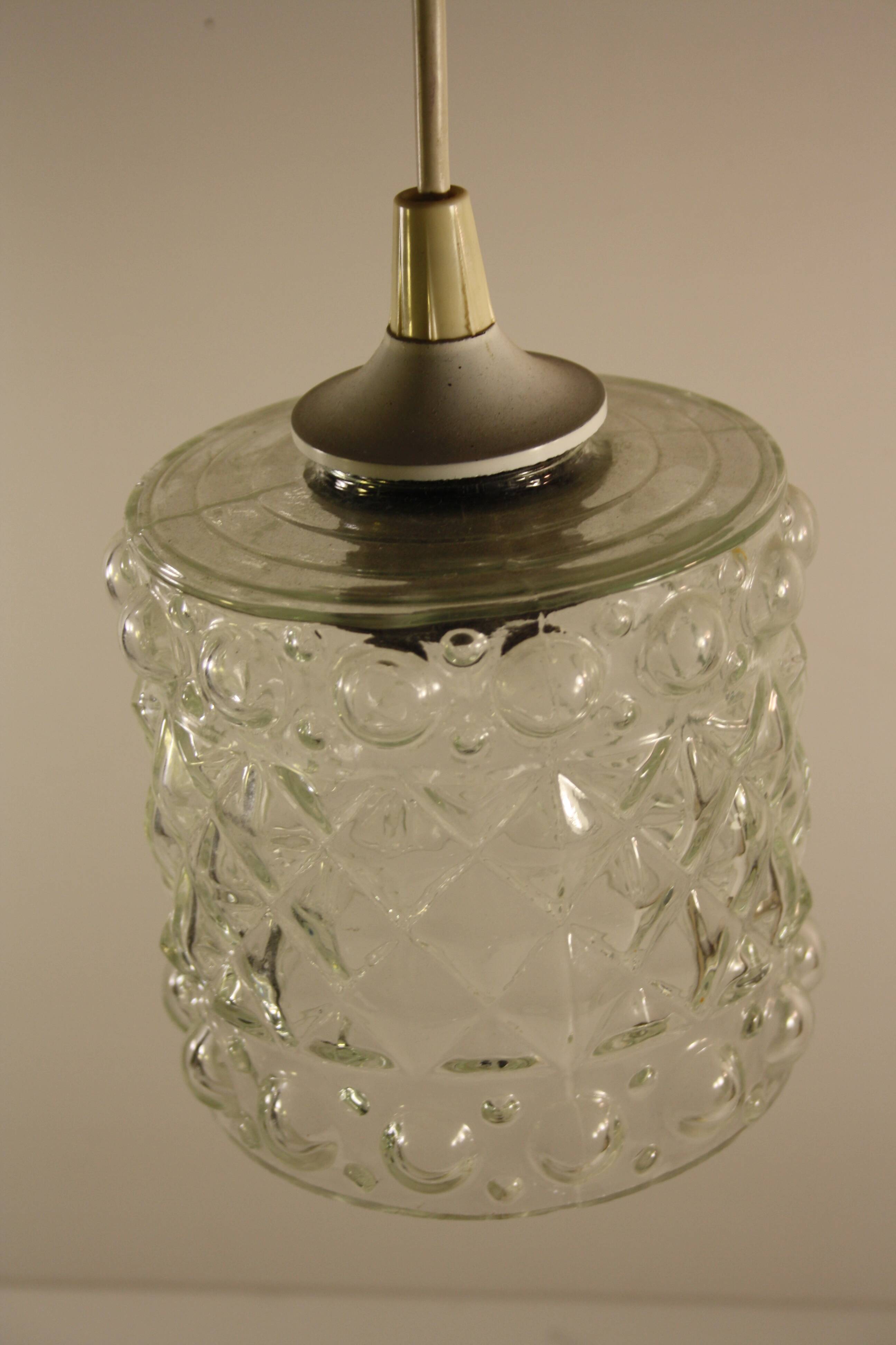 Pair of transparent portable lamps