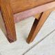 Oak storage unit, splayed legs circa 1950s