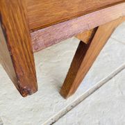 Oak storage unit, splayed legs circa 1950s