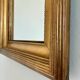 Paire de miroirs muraux en bois doré danois antiques, fin du 19e siècle